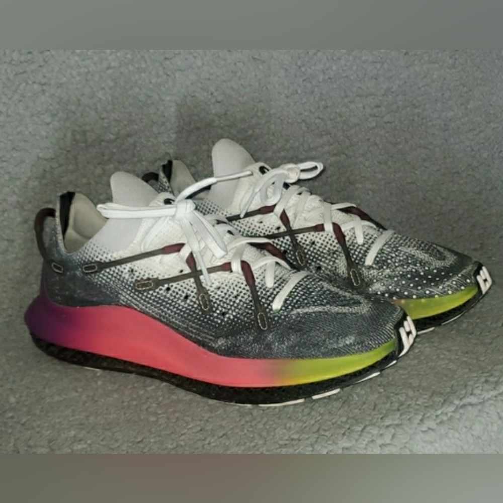Adidas 4D Fusio Black Ultra Purple Athletic Running Shoes US 9